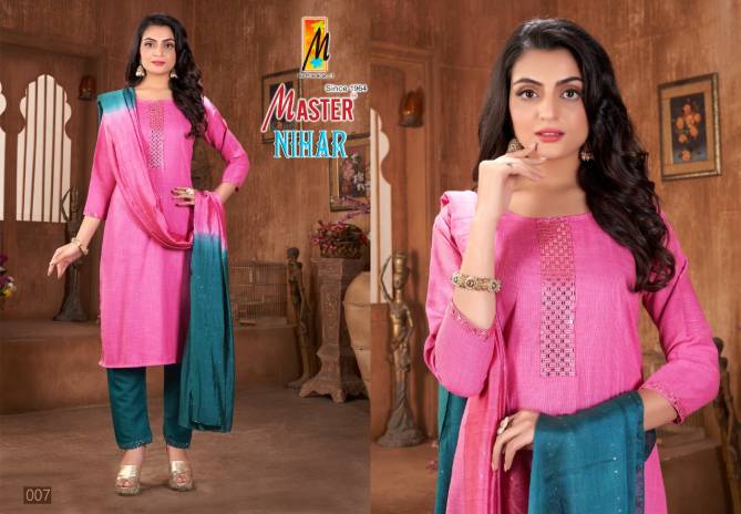 Master Nihar Fancy Latest Designer Daily Wear Kurti Pant And Dupatta Collection